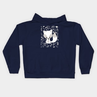 FOX AND LEAVES Kids Hoodie